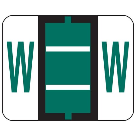 Smead Label, Bccr, Endtab, W, Dkgrn Pk SMD67093